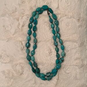 Genuine Turquoise Beaded Necklace
